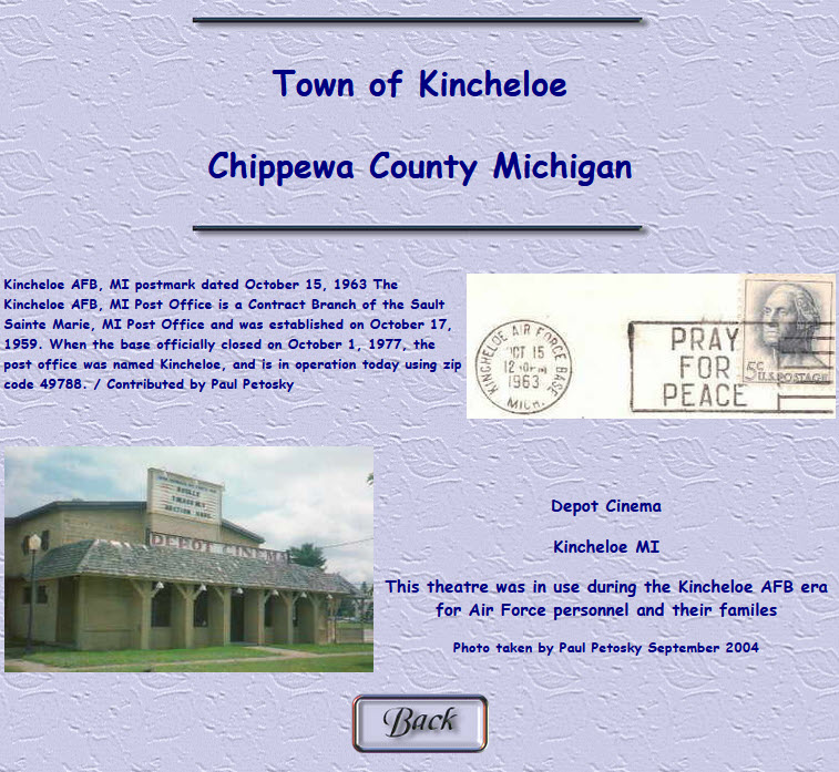 Depot Cinema (Woodside Depot Cinema, Kinross Depot Cinema) - From Geneology Trails (newer photo)